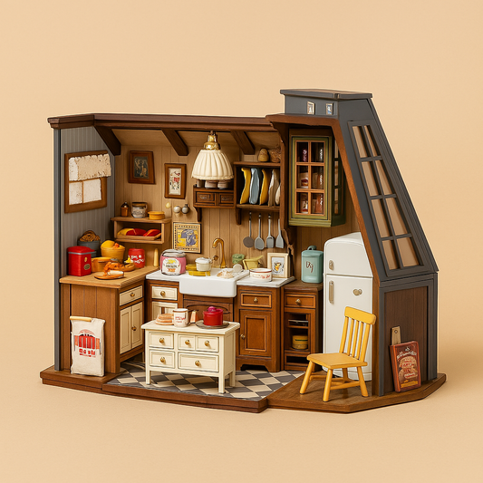 BakeCraftKitchen™ – DIY Miniatuur Bakkeuken – Creatief Bouwpakket