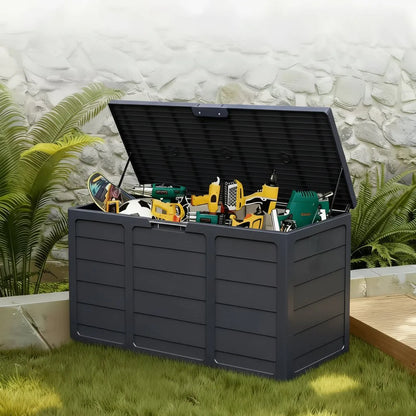 PatioLockBox™ – Robuuste Outdoor Opbergbox Met Slot – Tuin Kussens Opbergen