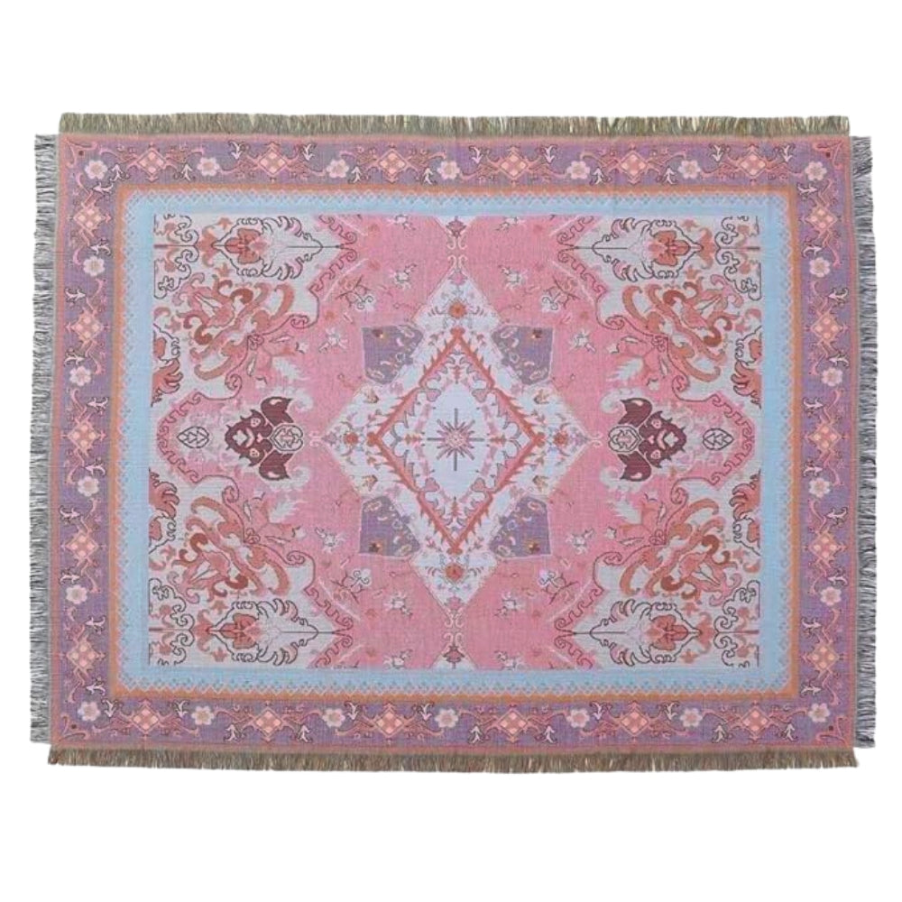 AzteLoom™ – Bohemian Aztec Wandtapijt Deken – Artistieke Boho Throw