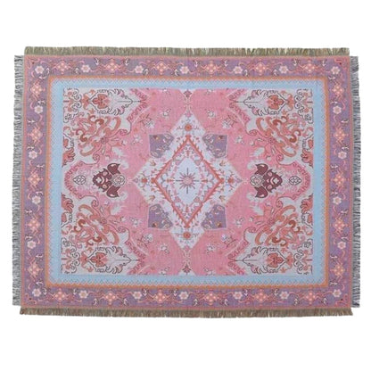 AzteLoom™ – Bohemian Aztec Wandtapijt Deken – Artistieke Boho Throw