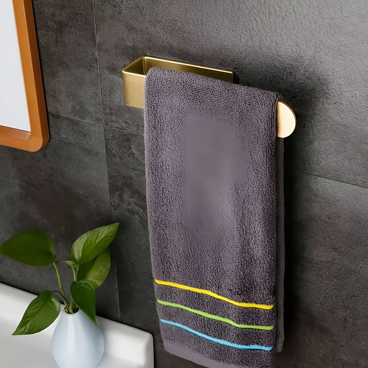 Rostan Handdoekenrek Badkamer - Roestvrij Staal, Minimalistisch Design 0