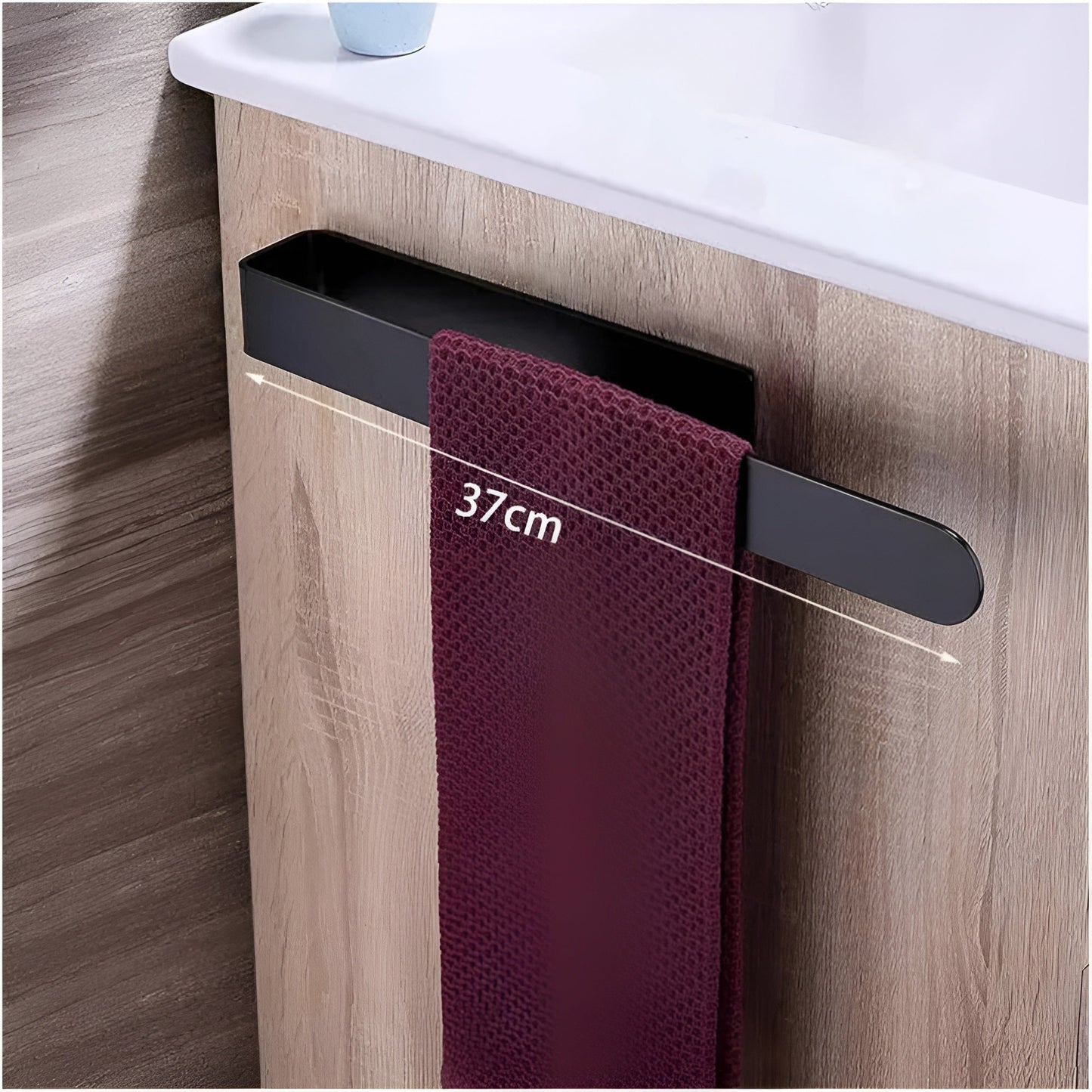 Rostan Handdoekenrek Badkamer - Roestvrij Staal, Minimalistisch Design 2