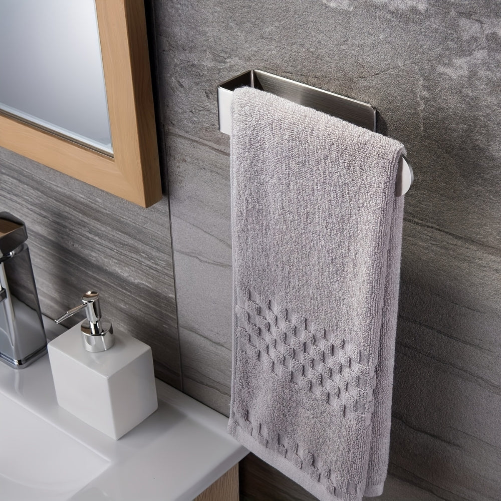 Rostan Handdoekenrek Badkamer - Roestvrij Staal, Minimalistisch Design 4
