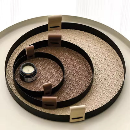 Rovian Dienblad - Rotan Geweven, Scandinavisch Ontwerp 1