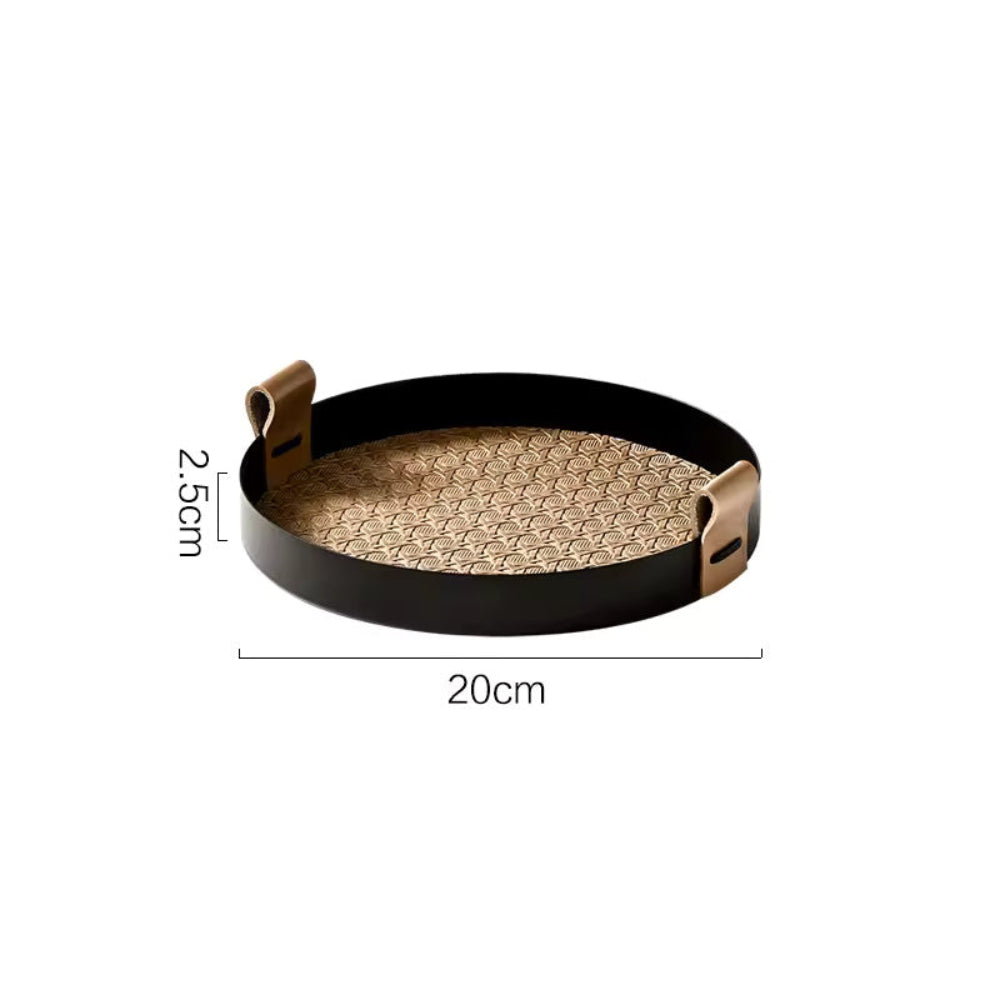 Rovian Dienblad - Rotan Geweven, Scandinavisch Ontwerp 7