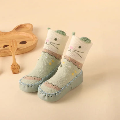 SoftGrip™ – Antislip Babysokken met Kurkzool – Comfortabele Eerste Stapjes