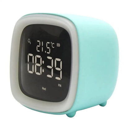 BunnyGlow™ – Cartoon LED Wekkerlamp – Speelse Nachtlamp met Alarmfunctie