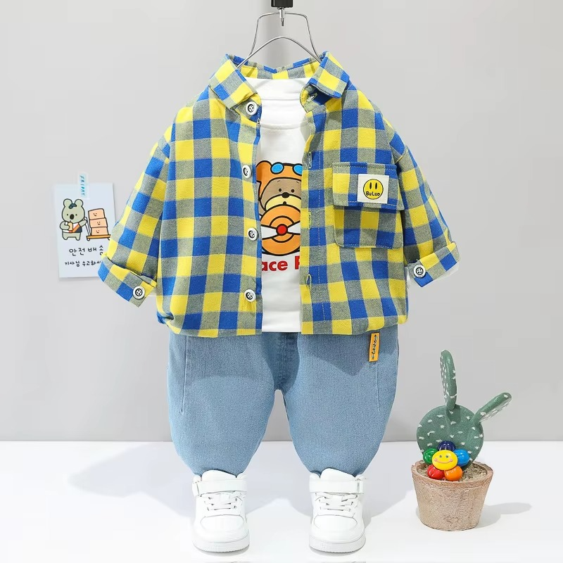 PlayPals™ – Comfortabele 3-Delige Peuterset – Warme Speelkleding Set
