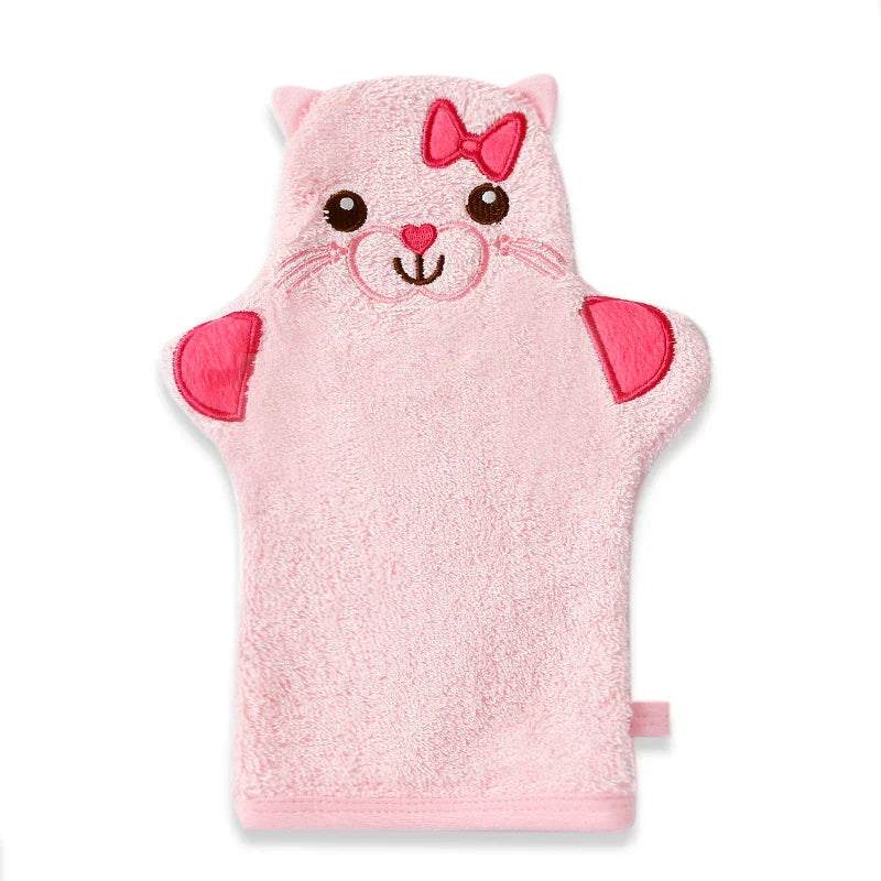SoftGlove™ – Zachte Baby Washhandschoen van Katoen – Comfortabele Dagelijkse Verzorging