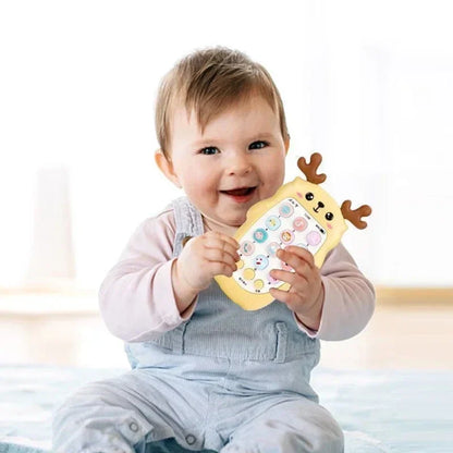 GiggleLine™ – Babytelefoon met muziek & licht – Educatief peuterspeelgoed
