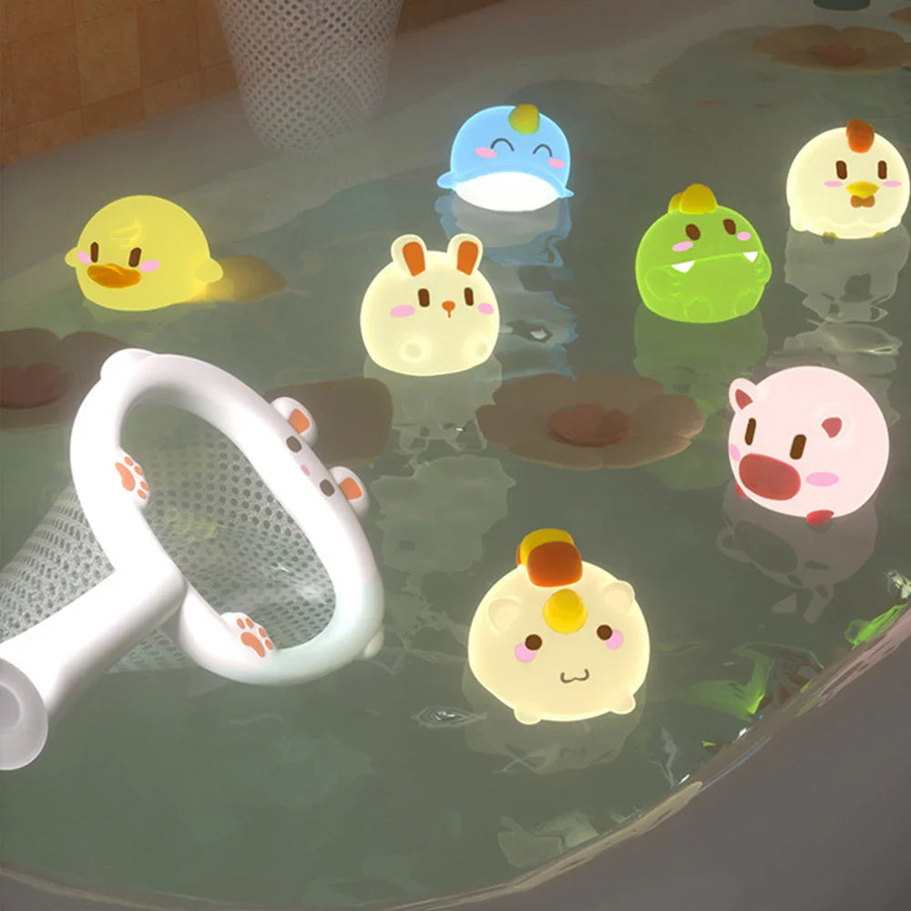 GlowSplash™ – Lichtgevend Badspeelplezier voor Kleintjes – LED Waterspeelgoed