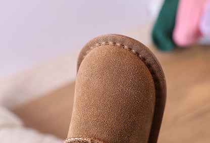 TinyTrail™ – Warme Enkellaarsjes met Rits – Comfortabele Baby Winterschoenen