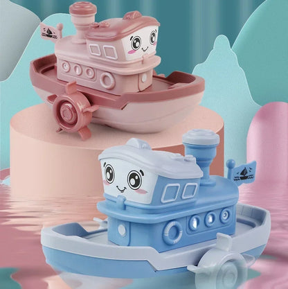 SplashVoyager™ – Cartoon Schip met Waterwiel – Educatief Badspeelgoed