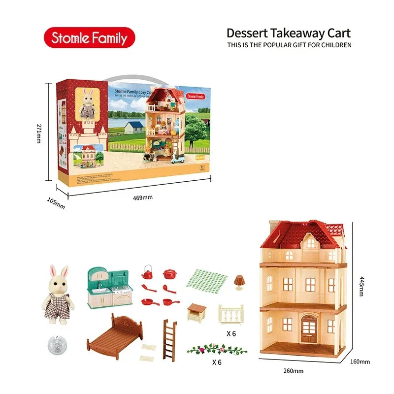 ForestHavenKitchen™ – 1:12 Miniatuurhuis met Keuken – Complete Speelset
