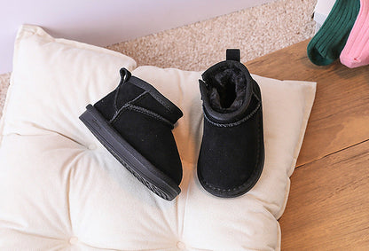 TinyTrail™ – Warme Enkellaarsjes met Rits – Comfortabele Baby Winterschoenen