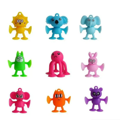 StickiePals™ – Creatief Zuignapspeelgoed voor in Bad – Educatief Waterspeelplezier