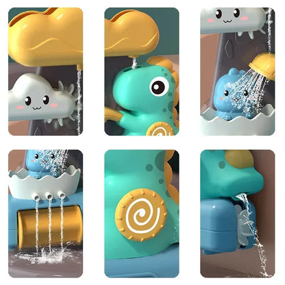FlowPaddle™ – Educatieve Douchepeddel met Waterpomp – Interactief Badspeelgoed