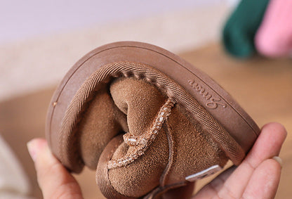 TinyTrail™ – Warme Enkellaarsjes met Rits – Comfortabele Baby Winterschoenen