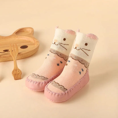SoftGrip™ – Antislip Babysokken met Kurkzool – Comfortabele Eerste Stapjes
