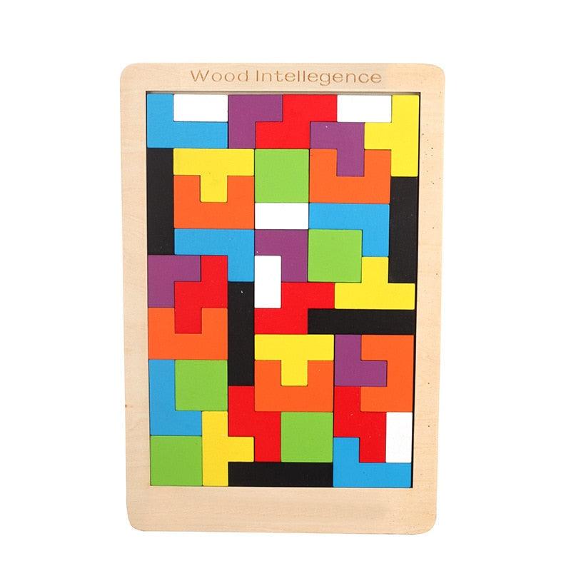VormVinder™ – Houten Tangram Spel – Leren &amp; Ontdekken met Plezier
