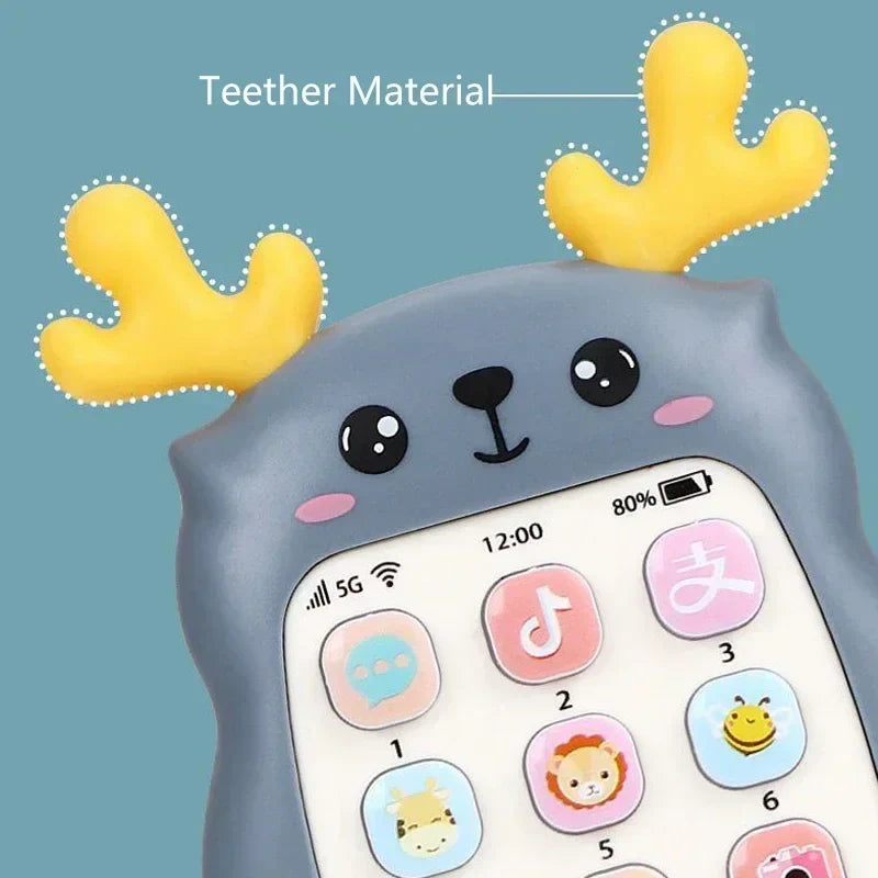 GiggleLine™ – Babytelefoon met muziek & licht – Educatief peuterspeelgoed