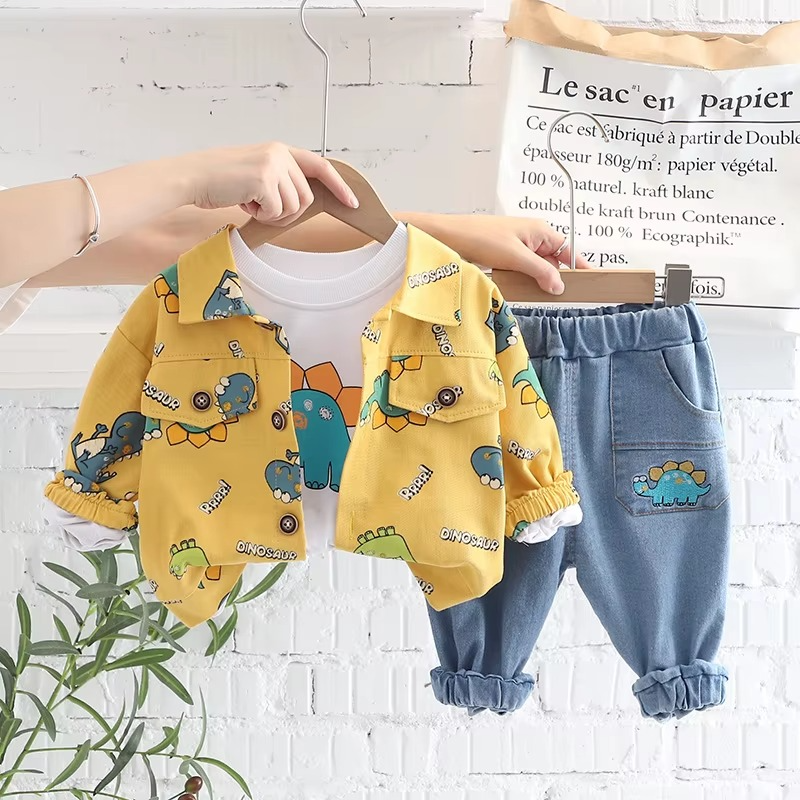 PlayPals™ – Comfortabele 3-Delige Peuterset – Warme Speelkleding Set