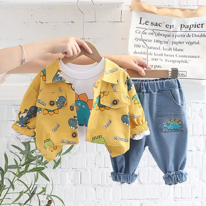 PlayPals™ – Comfortabele 3-Delige Peuterset – Warme Speelkleding Set