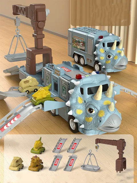 RexRover™ – Opvouwbare Dinosaurus Truck met Licht Geluid – Educatief Speelplezier voor Kinderen