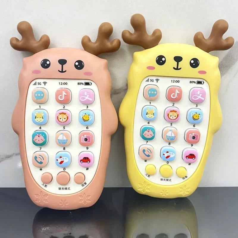 GiggleLine™ – Babytelefoon met muziek & licht – Educatief peuterspeelgoed