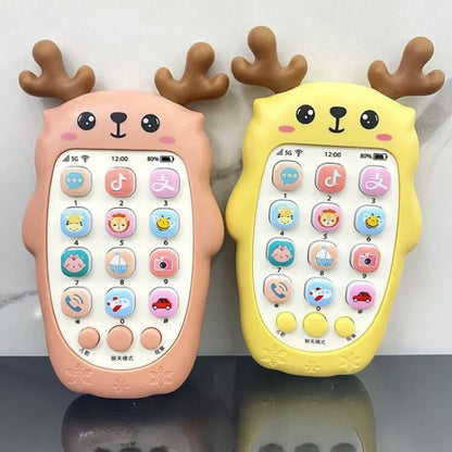 GiggleLine™ – Babytelefoon met muziek & licht – Educatief peuterspeelgoed