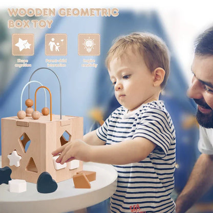 Shape & Learn™ – Houten sorteerspel voor peuters – Educatief Montessori speelgoed
