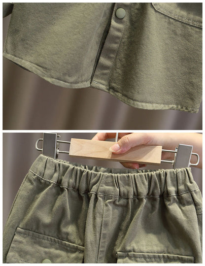 TrailTykes™ – Stoere Outfit voor Kleine Avonturiers – Unisex Katoenenset