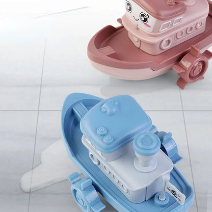 SplashVoyager™ – Cartoon Schip met Waterwiel – Educatief Badspeelgoed
