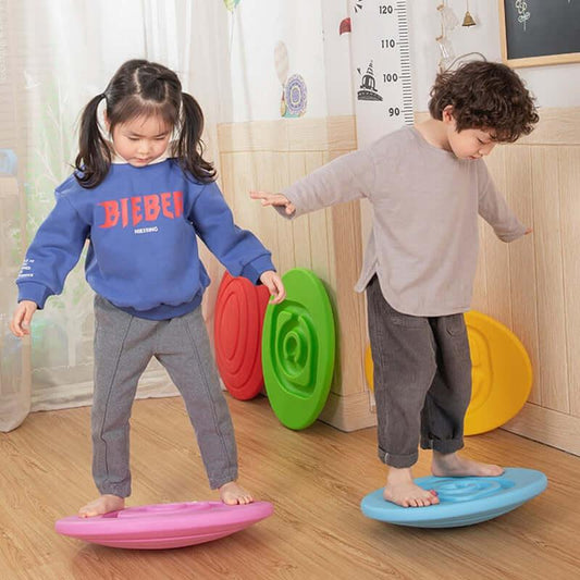 BalansLabyrint™ – Houten Evenwichtsspel met Kogelbaan – Ontwikkeling &amp; Motoriek voor Kinderen