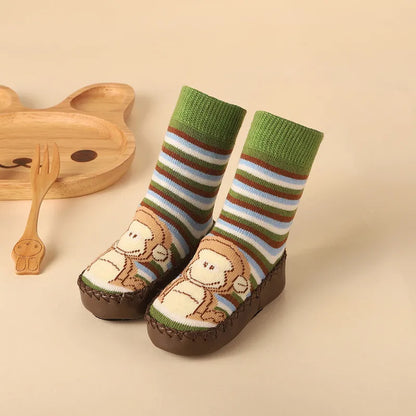 SoftGrip™ – Antislip Babysokken met Kurkzool – Comfortabele Eerste Stapjes