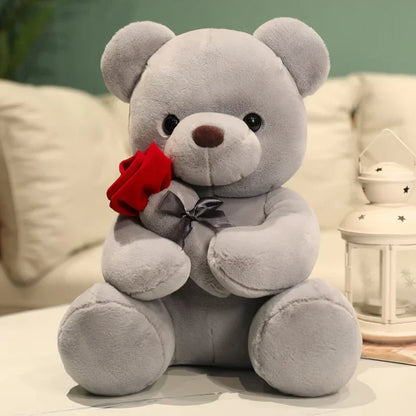 BlushBear™ – Romantische teddy beer met rozen - Knuffel beer