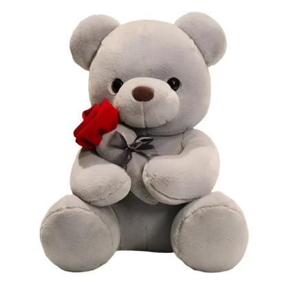 BlushBear™ – Romantische teddy beer met rozen - Knuffel beer