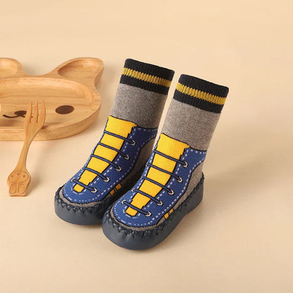 SoftGrip™ – Antislip Babysokken met Kurkzool – Comfortabele Eerste Stapjes
