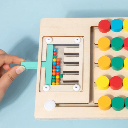 4Ever Wood™ - Montessori houten schuifpuzzel