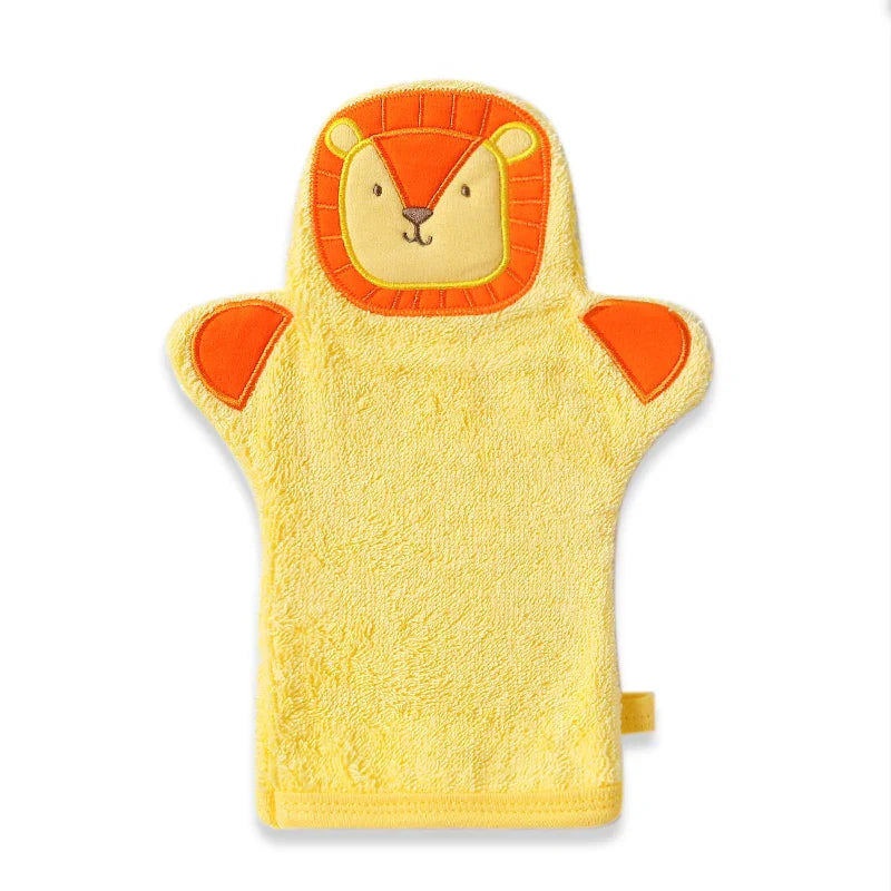 SoftGlove™ – Zachte Baby Washhandschoen van Katoen – Comfortabele Dagelijkse Verzorging