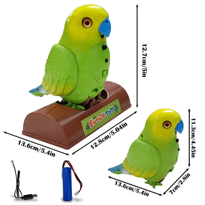 FlappyTalk™ – Beweegt, praat en reageert – Interactief speelgoed vogel