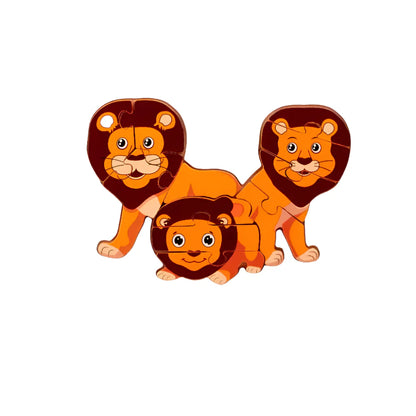 PuzzleZoo™ – Spelen met vormen, kleuren en dieren - Houten dieren puzzel