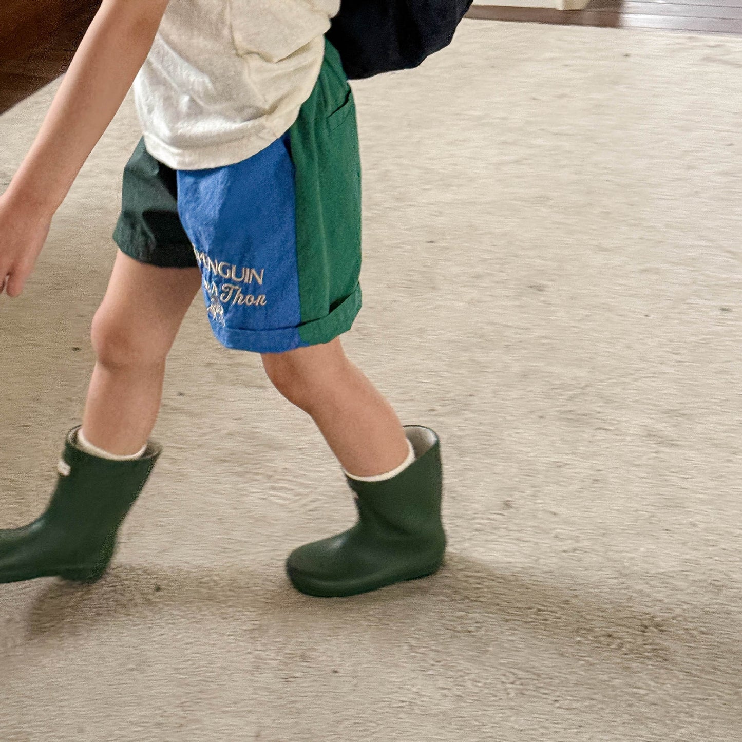 BravePengu™ – Katoenen Shorts met Borduursel – Uniseks Zomerbroekje voor Kinderen