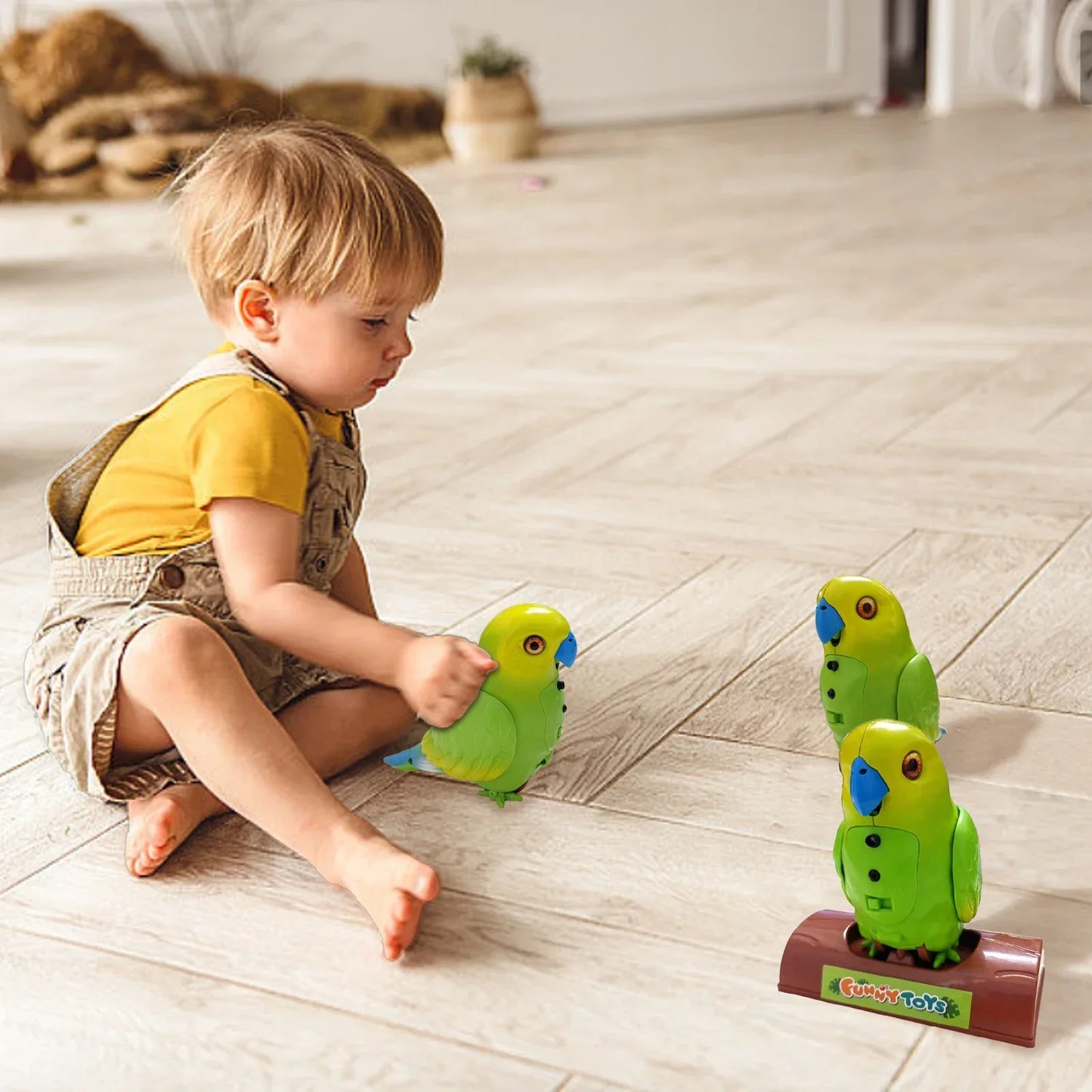 FlappyTalk™ – Beweegt, praat en reageert – Interactief speelgoed vogel