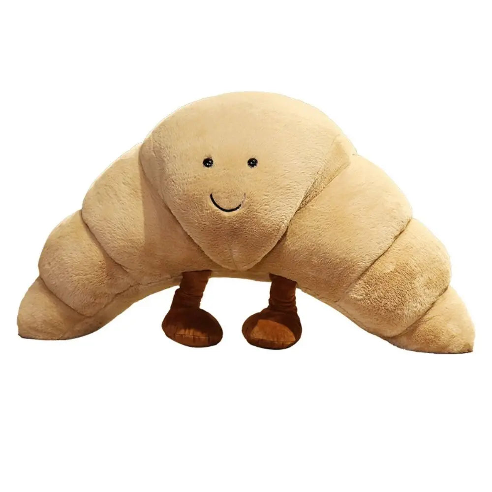 Croissnuggle™ – Lachende croissant knuffel – Pluche knuffel