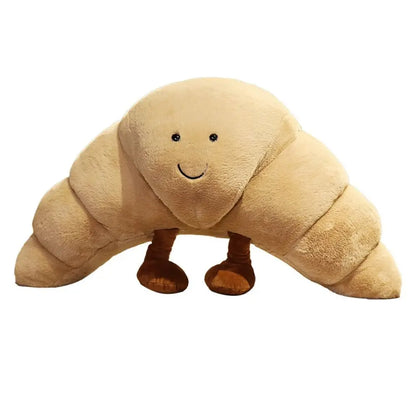 Croissnuggle™ – Lachende croissant knuffel – Pluche knuffel