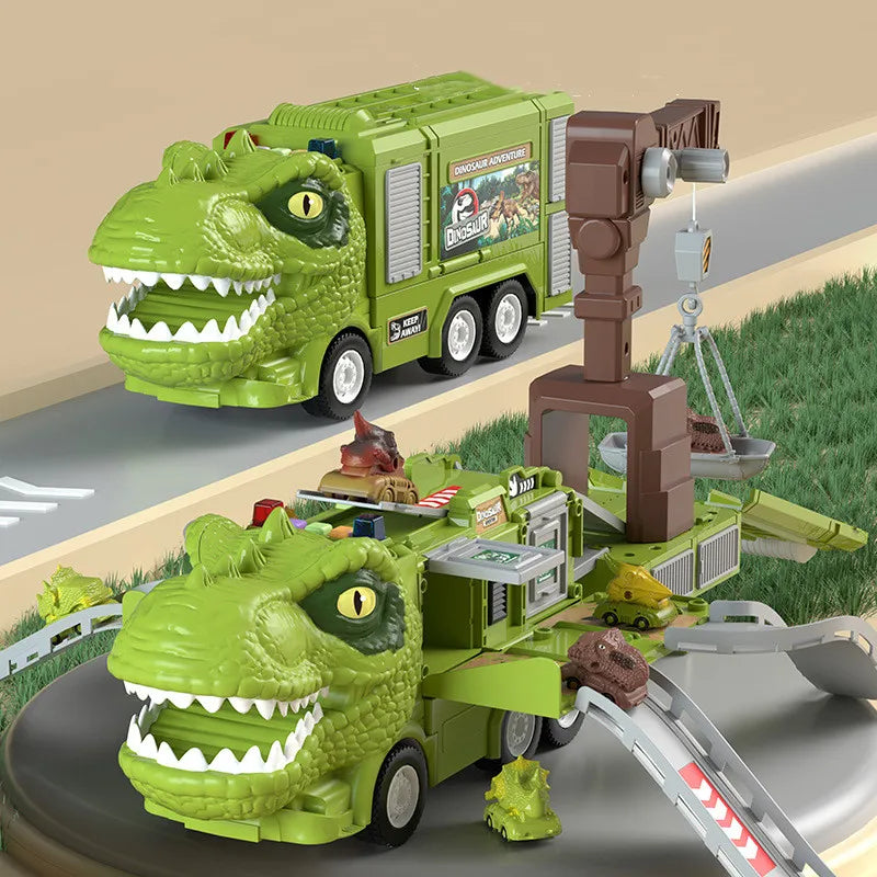 RexRover™ – Opvouwbare Dinosaurus Truck met Licht Geluid – Educatief Speelplezier voor Kinderen
