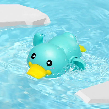 SwimSpinny™ – Opwindbaar Dierenspeeltje voor in Bad – Drijvend Badspeelplezier