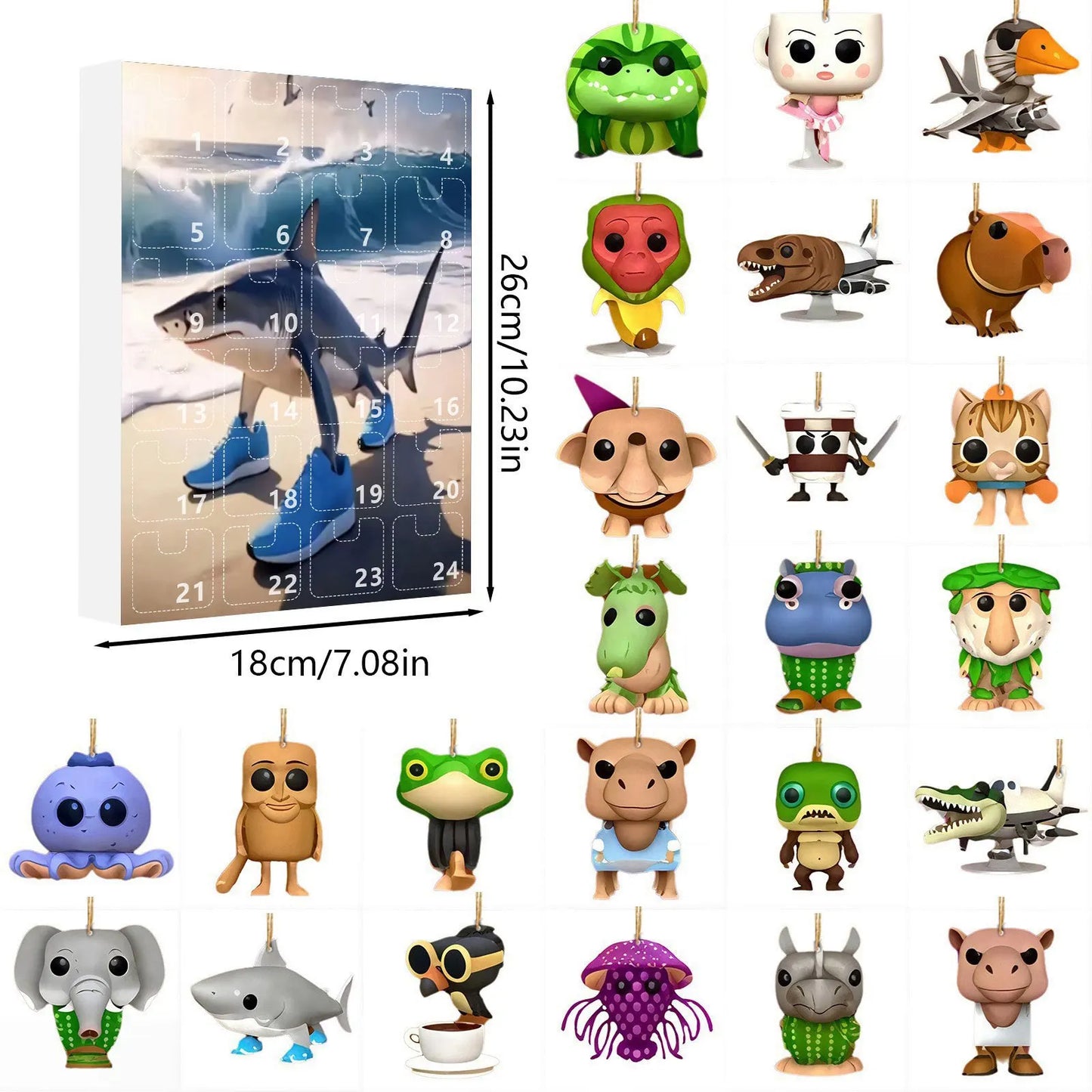 MemeChaos™ – Humoristische Adventskalender met 24 Verrassingen – Chaotisch Feest Pakket