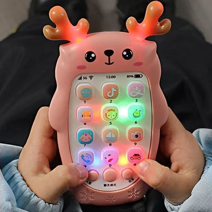 GiggleLine™ – Babytelefoon met muziek & licht – Educatief peuterspeelgoed